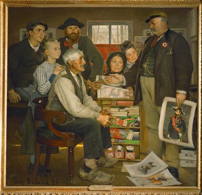 Propaganda (malba na plátně) od Jean Eugene Buland