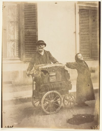 Hráč na varhany od Jean Eugène Auguste Atget