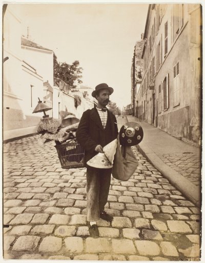 Marchand abat-jours od Jean Eugène Auguste Atget