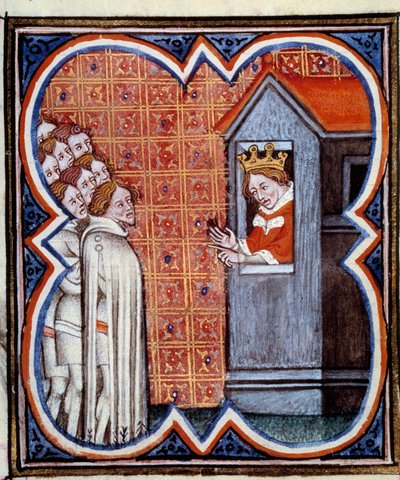 Karel II, zlý král Navarry od Jean Fouquet