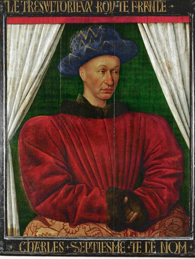 Karel VII., francouzský král ... od Jean Fouquet