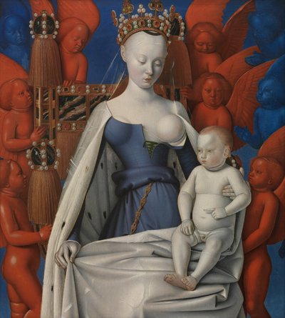 Madonna lactans od Jean Fouquet