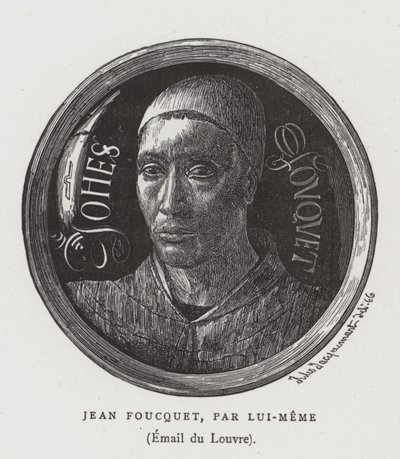 Autoportrét francouzského malíře 15. století Jeana Fouqueta od Jean Fouquet