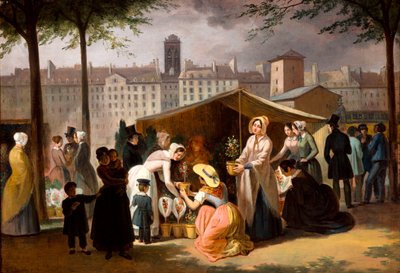 Květinový trh od Jean Francois Demay