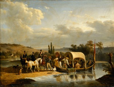 Odjezd, 1836 od Jean Francois Demay