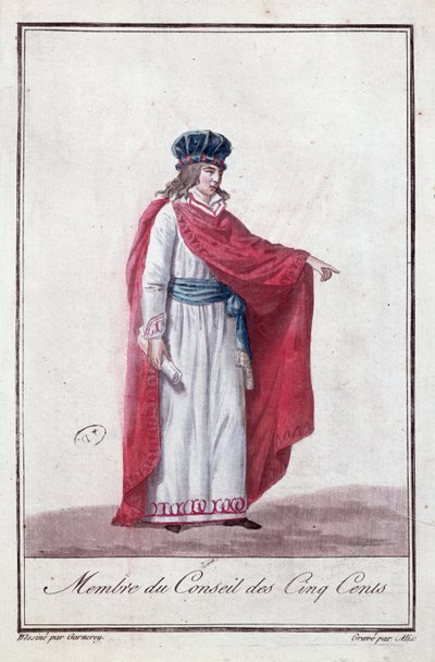 Člen rady pěti set během období ředitelství, 1795-99 od Jean Francois Garneray
