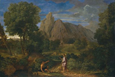 Merkur a Battus od Jean Francois I Millet