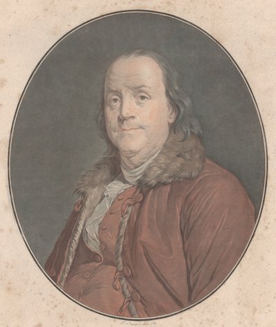 Benjamin Franklin, 1789. od Jean Francois Janinet