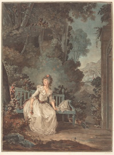Nina, ou La Folle par amour Nina aneb The Woman Maddened by Love, 1787. od Jean Francois Janinet