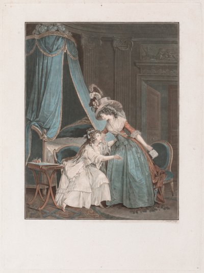 The Indiscretion, 1788. od Jean Francois Janinet