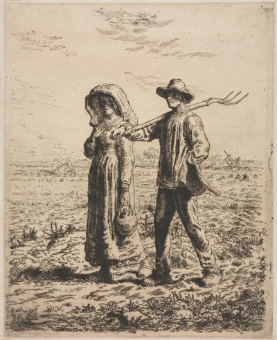 Jít do práce od Jean Francois Millet