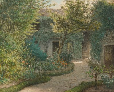 Dům Théodora Rousseaua v Barbizonu od Jean Francois Millet
