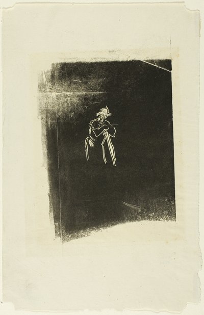 Muž odpočívající na svém rýči od Jean-Francois Millet