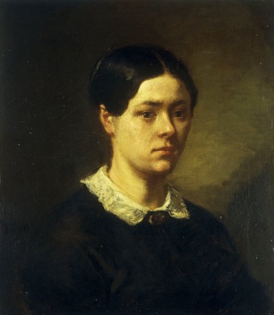 Portrét Madame J. F. Millet, kolem roku 1844 od Jean Francois Millet