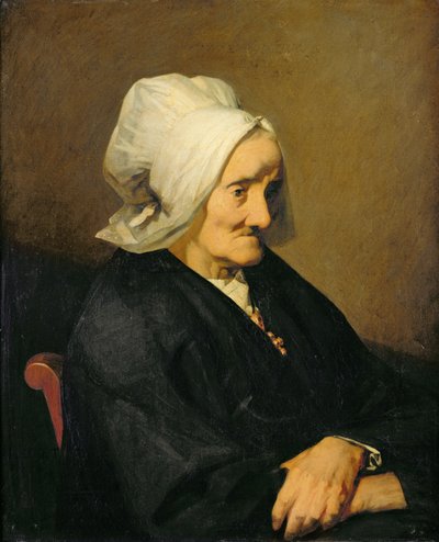 Portrét vdovy Roumy od Jean Francois Millet
