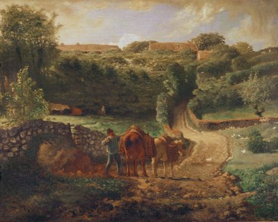 Der Cousin Hamlet in Greville, ca. 1865-73 von Jean Francois Millet