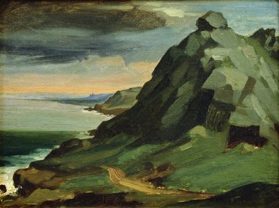 The Rock of Catel, nebo The Cliffs of The Haag, 1844 od Jean Francois Millet