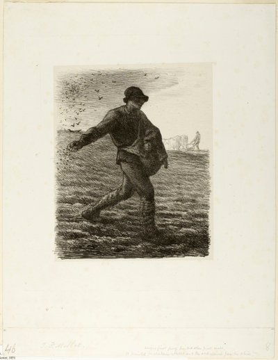 Rozsévač od Jean-Francois Millet