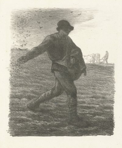 Rozsévač, 1851 od Jean Francois Millet