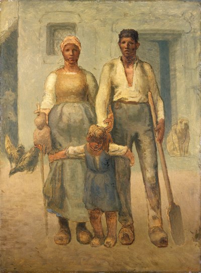 "Rodina rolníků", 1871-72 od Jean Francois Millet