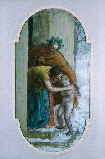 Zima, kolem roku 1864 od Jean Francois Millet