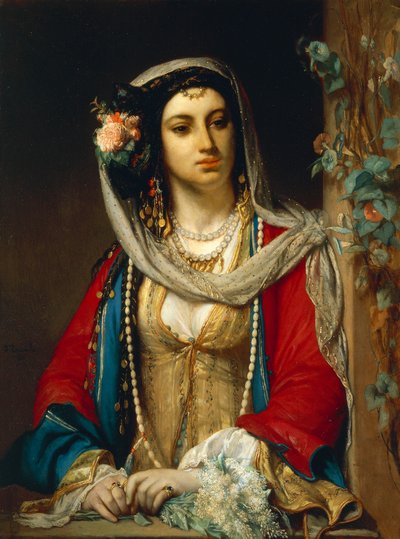 Židovka z Káhiry (olej na plátně) od Jean Francois Portaels
