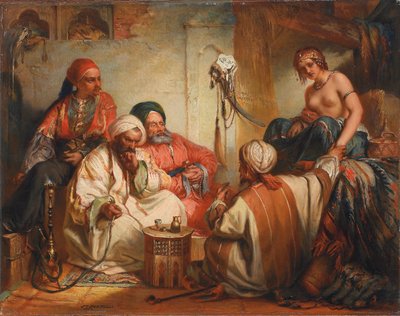 Trh s otroky, 1853 od Jean Francois Portaels