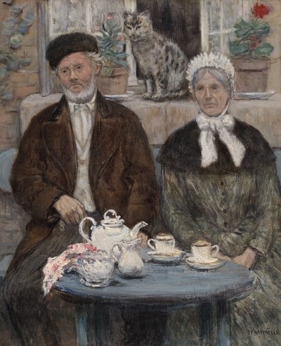 Odpolední čaj od Jean Francois Raffaelli
