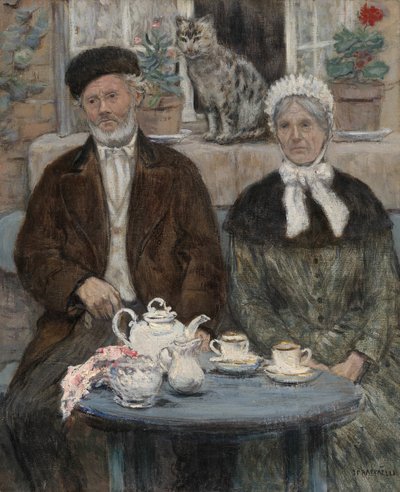 Odpolední čaj, c. 1880. od Jean Francois Raffaelli