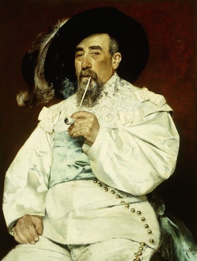 Portrét gentlemana, 1876 od Jean Francois Raffaelli