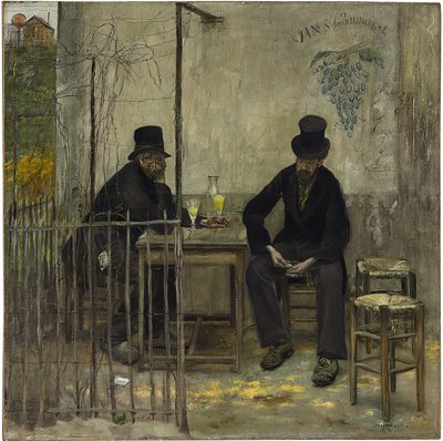 Pijáci absinthu od Jean Francois Raffaelli