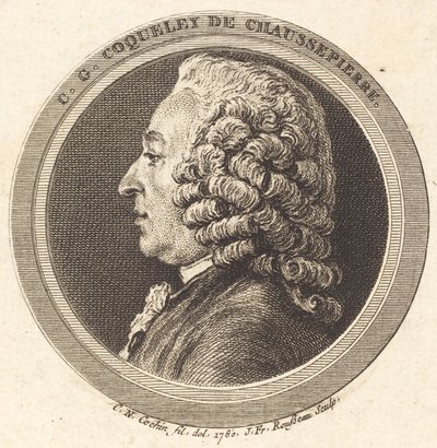 Charles-Georges Coqueley de Chaussepierre od Jean Francois Rousseau after Charles Nicolas Cochin II