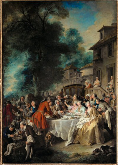 Lovecký oběd ... od Jean François de Troy
