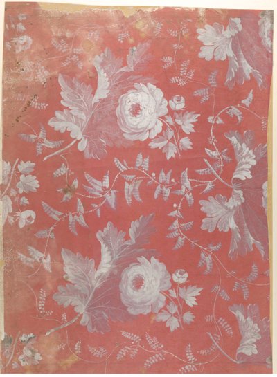 Design pro vzorované hedvábí, ca. 1780-1825. od Jean François Bony.