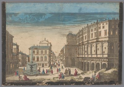 Pohled na divadlo Marcellus v Římě od Jean François Daumont (possibly)