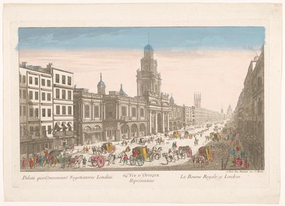 Pohled na Royal Exchange v Londýně 64. Vüe ​​​​d
