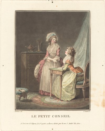 Malá rada od Jean François Janinet after Nicolas Lavreince