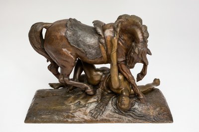 Zraněná Amazonka, 1839. od Jean François Théodore Gechter