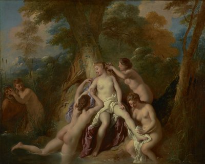 Koupání Diany a jejích nymf, 1722-4 od Jean François de Troy