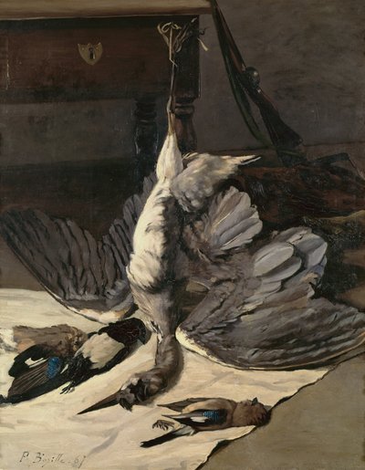 Zátiší s Heronem, 1867 od Jean Frederic Bazille