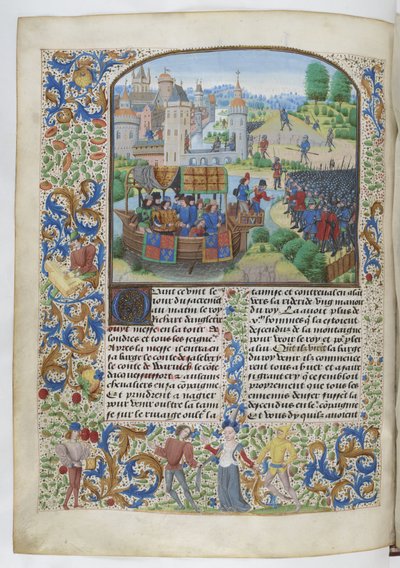 Jean Froissart, Kronika, 154v, 12148 btv1b8438605hf336, originál od Jean Froissart