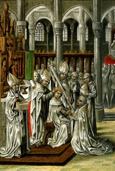 Korunovace Jindřicha IV. Anglie, 13. října 1399 od Jean Froissart