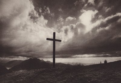 Večerní nálada (černobílá fotografie) od Jean Gaberell
