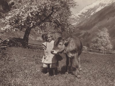 Švýcarsko: Mladší generace (černobílá fotografie) od Jean Gaberell