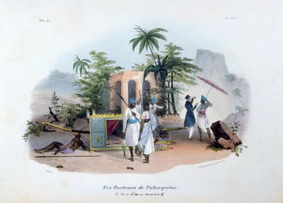 Nosiči Palanquin, 1828 od Jean Henri Marlet