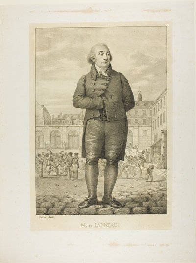 Portrét M. de Lanneaua od Jean Henri Marlet