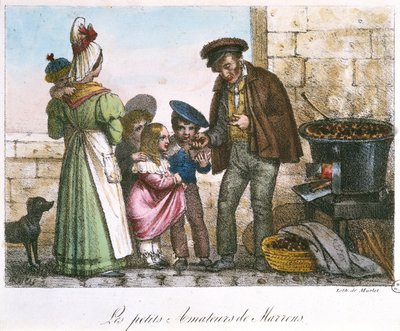 Znalci Malého kaštanu, kolem 1810-20 od Jean Henri Marlet