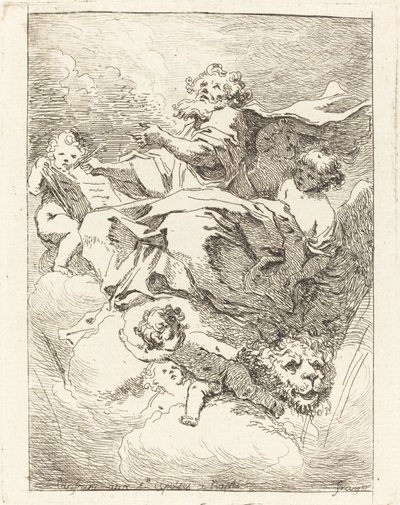 Svatý Marek od Jean Honoré Fragonard after Giovanni Lanfranco