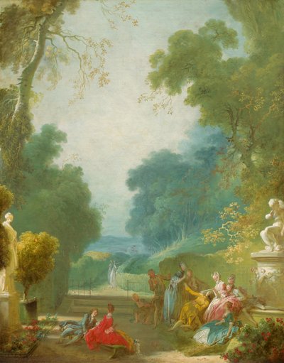 A Game of Hot Cockles, c. 17751780. od Jean Honore Fragonard