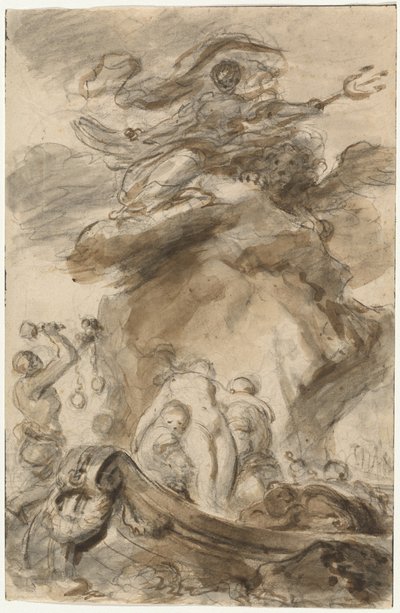 Angelica je vystavena orkům od Jean Honore Fragonard